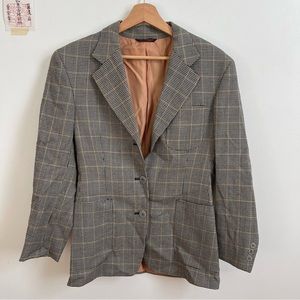 Dillards Gray and Peach Blazer
